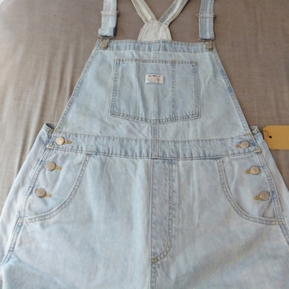 Levi's Loose Fit Overalls Light Wash - Picture 5 of 10